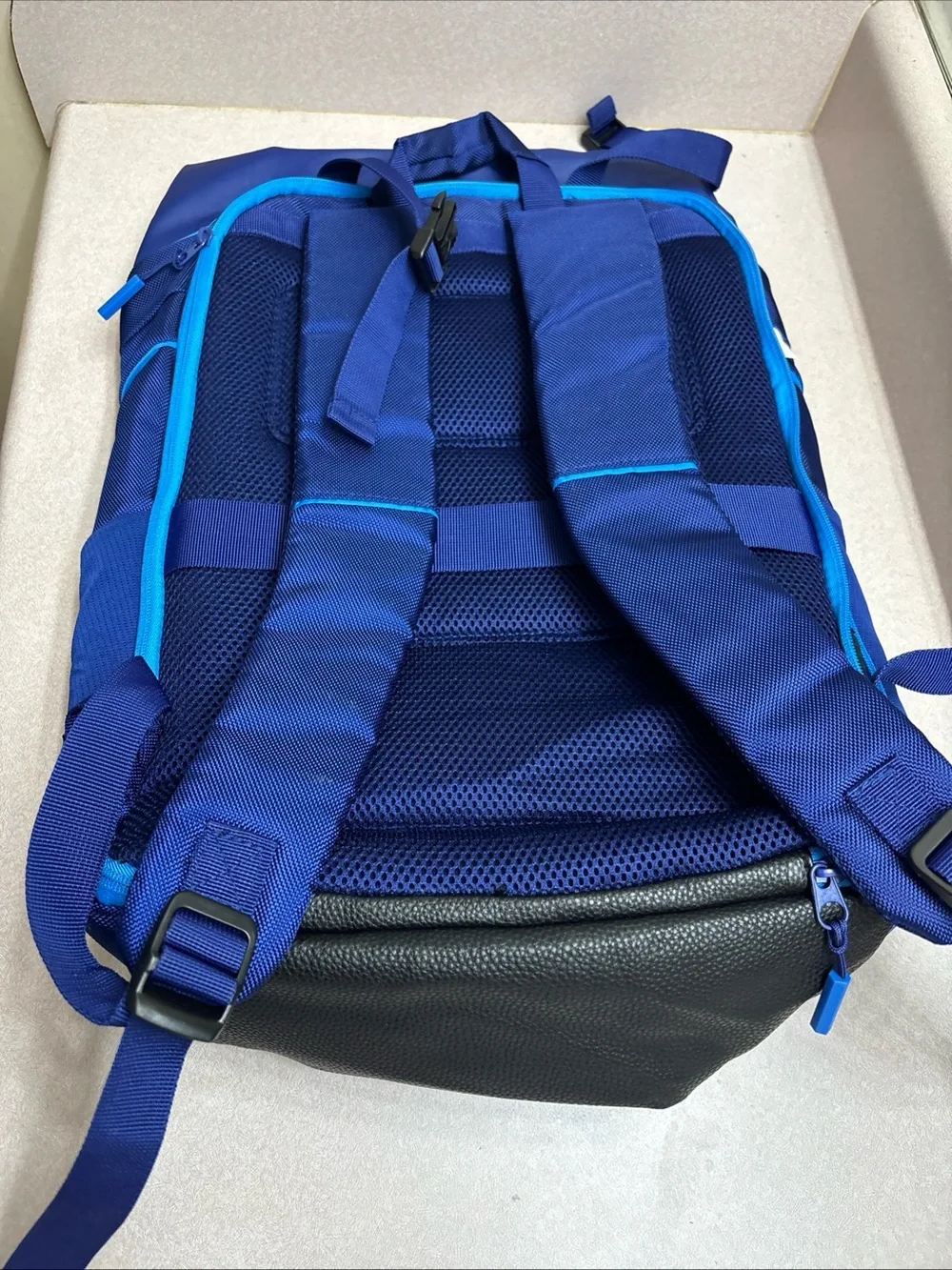 VMware by Broadcom 2025 Explore Laptop Travel Blue Backpack Holds 16” Laptops